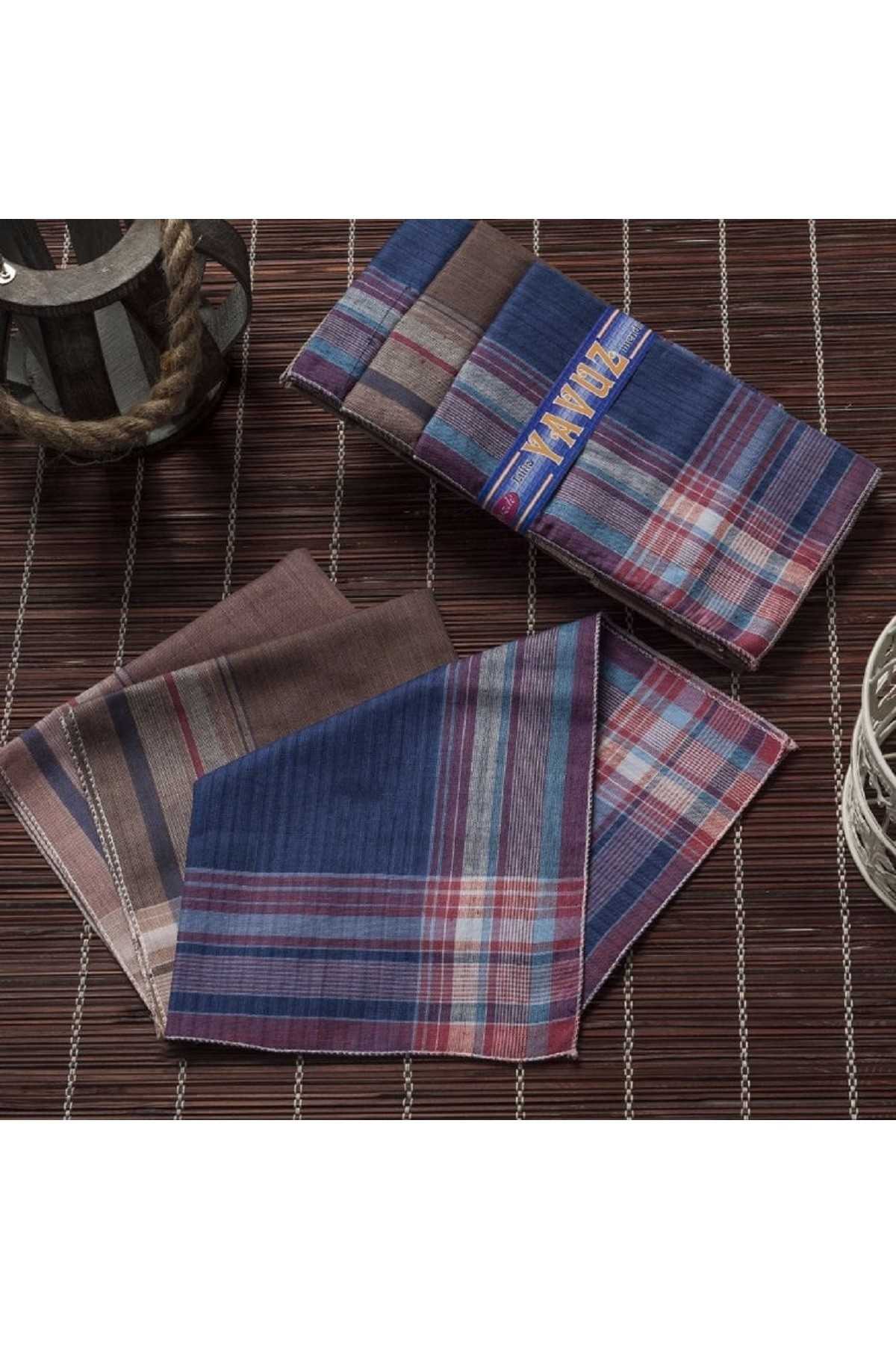 Yavuz Kutulu 39x39 cm. Bir Düzine 12 Adet Mendil YM 06 resmi