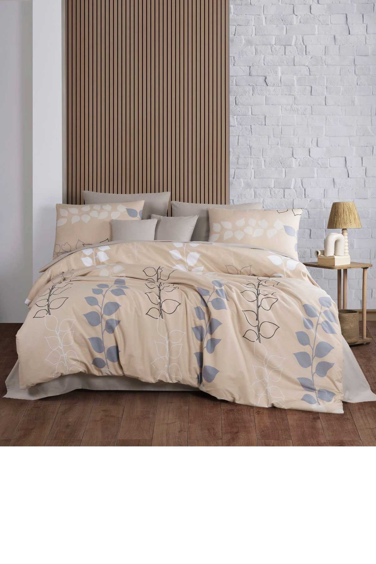 Çift Kişilik Nevresim Takımı Pamuklu Doğal Esinti resmi